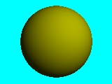 It's a sphere.