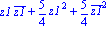 z1*conjugate(z1)+5/4*z1^2+5/4*conjugate(z1)^2